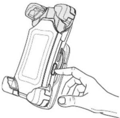 Bury Take and Talk universal - Placer le smartphone dans le support de téléphone Take&amp;Talk universal. - 1