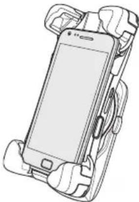 Bury Take and Talk universal - Placer le smartphone dans le support de téléphone Take&amp;Talk universal. - 2