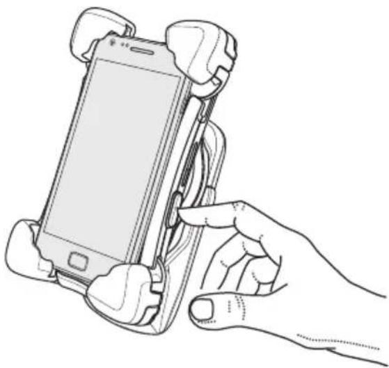 Bury Take and Talk universal - Oter le smartphone du support de téléphone Take&amp;Talk universal. - 1