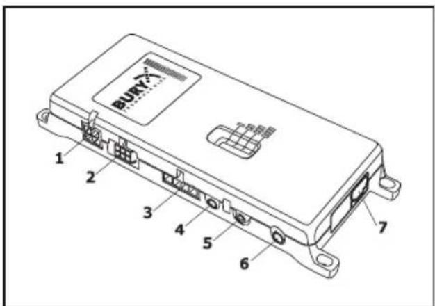Bury CC 9045 - Branchement du boîtier électronique - 1