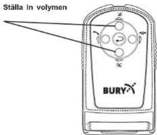 Bury Adapter BT - Funktioner for knapparna och lysioderna pa Adapter BT - 2