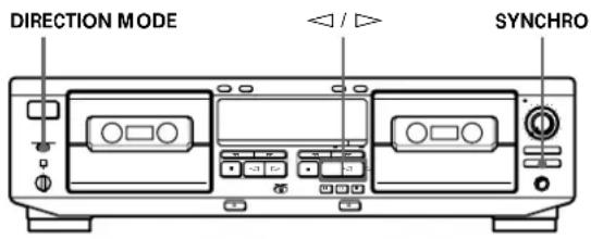 SONY TCWR681 - Grabación sincronizada con un tocadiscos CD realizando un cable con miniclavija (2P) monoaural (TC-WE525/WE425 solamente) - 1