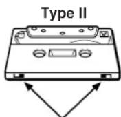 SONY TCWR681 - To record on a tape with a missing record-protect tab - 2