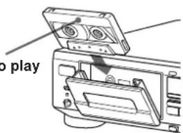 SONY TCWE525 - You can connect the headphones to PHONES (TC-WE525/WE425 only) - 1