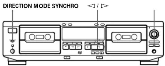 SONY TCWE525 - Synchro-Recording With a CD Player Through a Monaural (2P) Mini-plug Cord (TC-WE525/ WE425 only) - 1