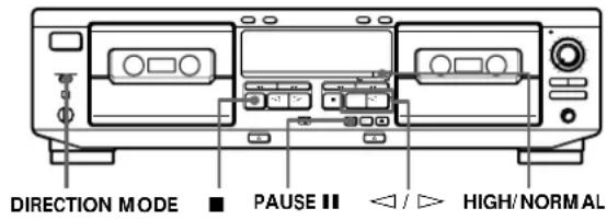 SONY TCWE525 - Dubbing a Tape - 1