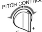 SONY TCWE525 - To adjust the pitch (Pitch Control function) (TC-WE525 only) - 2