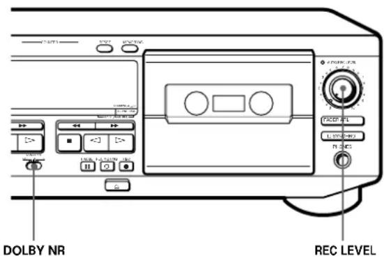 SONY TCWE525 - Utilisez aussi les sélecteurs et interrupteurs (commandes) suivants - 1