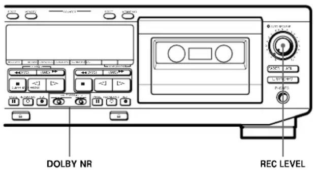 SONY TCWE625 - Utilización de estos interruptores (controles) para realizar operaciones adicionales - 1