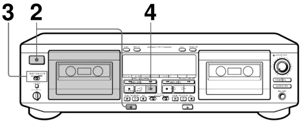 SONY TCWE625 - Leitura de cassetes - 1
