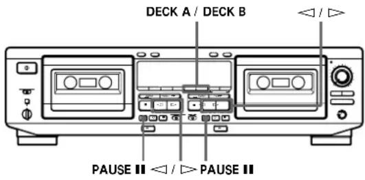 SONY TCWE625 - Calibrage automatique du courant de polarisation et du niveau d'enregistrement - 1