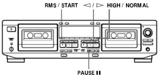 SONY TCWE625 - Grabación de su propio programa (Duplicación con el RMS) - 1
