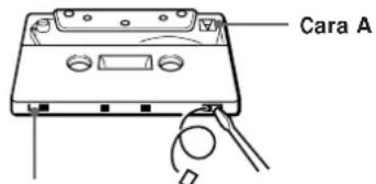 SONY TCWE625 - Para proteger la grabación de la cara A o de la B - 1