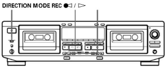 SONY TCWE625 - Recording on Both Decks in Succession (Relay Recording) - 1