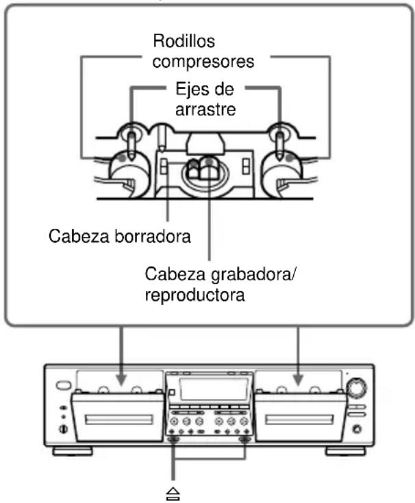 SONY TCWE475 - Limpieza de las cabezas y la trayectoria de la cinta - 1