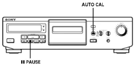 SONY TCKE300 - Ajuste automático de la polarización y calibración del nivel de la grabación - 1