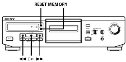 SONY TCKE300 - Localización de una canción (Sensor automático de canciones (AMS-múltiple/Reproducción automática/Reproducción memorizada)) - 1