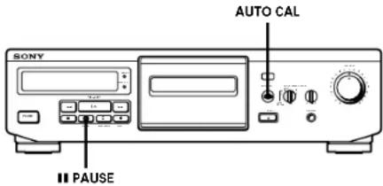 SONY TCKE300 - Calibrage automatique du courant de polarisation et du niveau d'enregistrement - 1