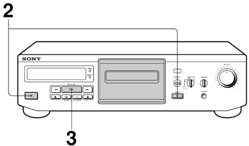 SONY TCKE300 - Lecture d'une cassette - 1