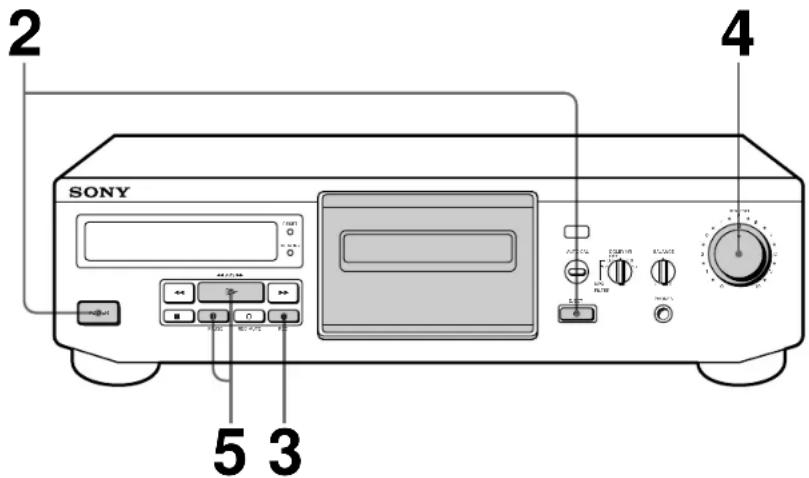 SONY TCKE300 - Grabación de una cinta - 1