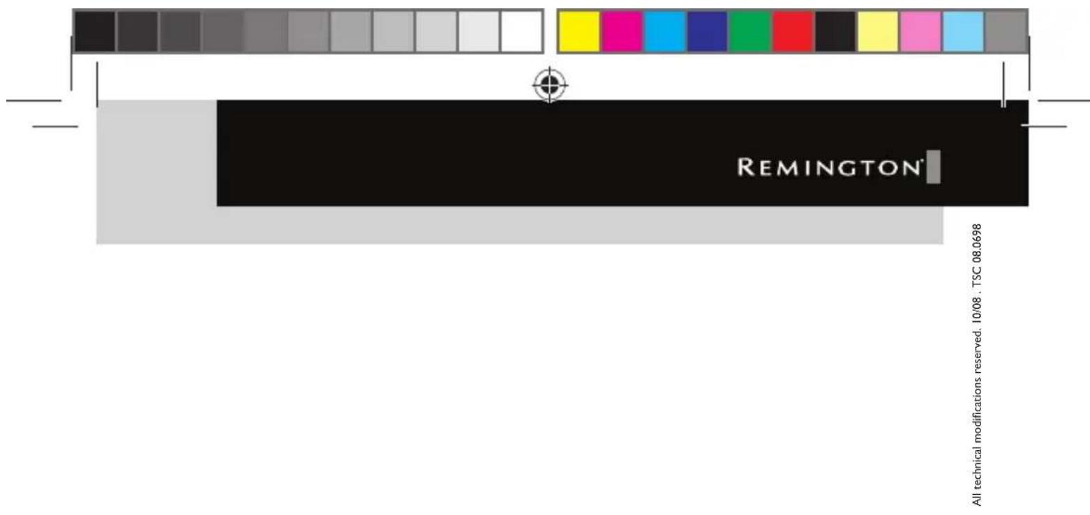 REMINGTON MPT3000 - Tel. 00800 821 700 82 (free call) - 4