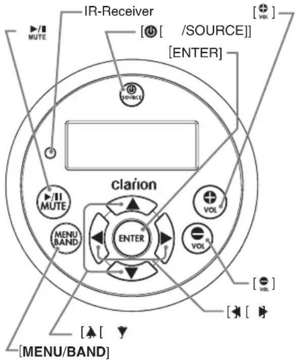 CLARION CMS2 - Optional Wired Remote Control Unit Operations - 1