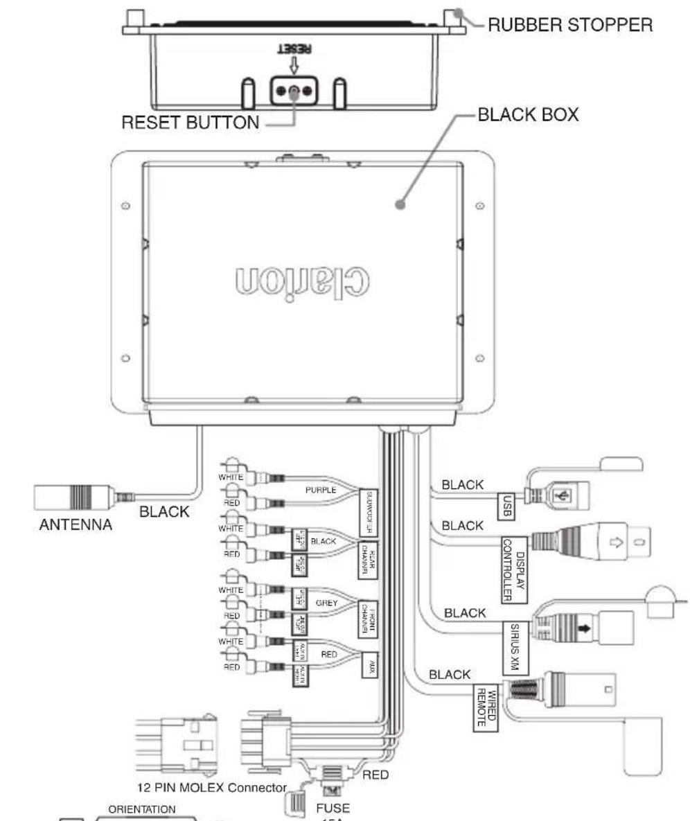 CLARION CMS2 - 5.WIRE CONNECTION - 1