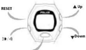 POLAR M61 - PULSANTI E RELATIVE FUNZIONI - 1