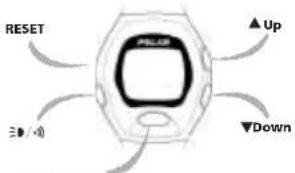 POLAR M61 - DIE TASTEN UND IHRE FUNKTIONEN - 1