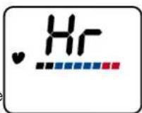 Ciclo HAC 4000 - Hr / C - Représentation graphique de la fréquence cardiaque ou de la fréquence de pédalage. - 1