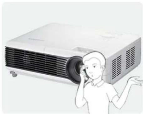 SAMSUNG SPM205W - Nettoyage à l'intérieur du projecteur - 2