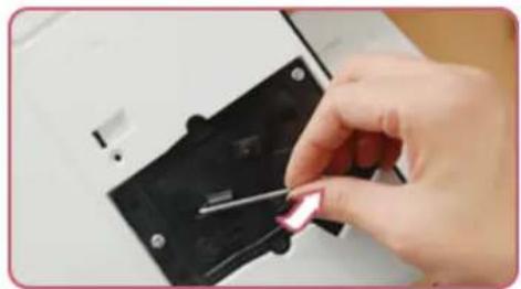 SAMSUNG SPM205W - Procedure de remplacement de la lampe - 4