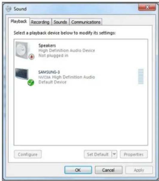 SAMSUNG SPM205W - 2-11-2. Configuration des paramètres audio de votre PC - 3