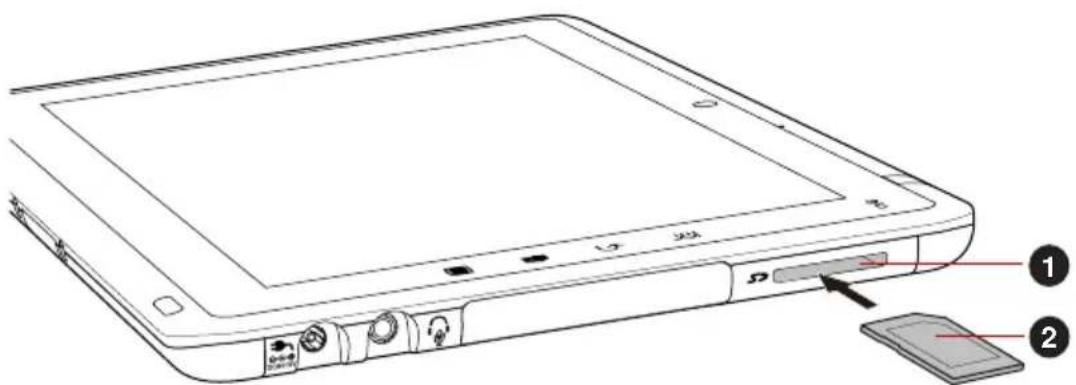 TOSHIBA Folio 100 - Insertion d'un module mémoire - 1