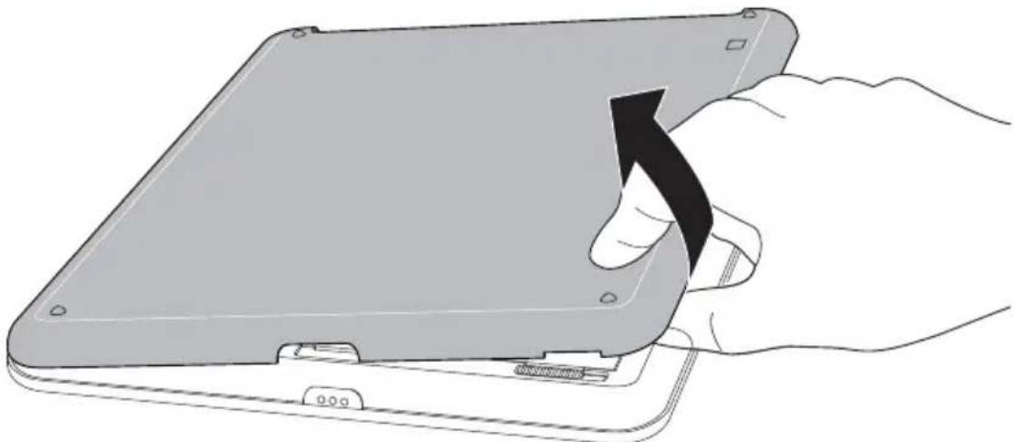 TOSHIBA Folio 100 - Retrait de la batterie - 2
