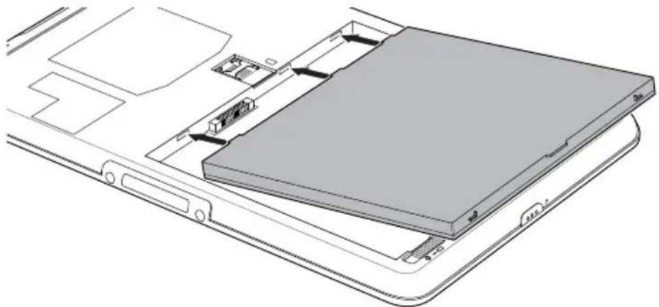 TOSHIBA Folio 100 - Installation de la batterie - 1