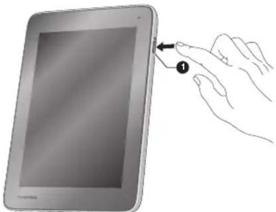 TOSHIBA Encore Mini WT7 - Mise sous tension - 2
