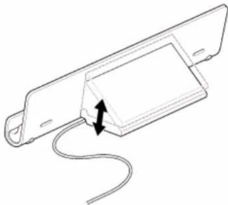 SONY SGPT112 - Réglage de l'angle de la station d'accueil - 1