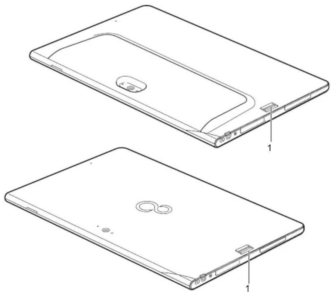 FUJITSU Stylistic Q704 - Configurerlecapteurd'empreintedigitale - 1