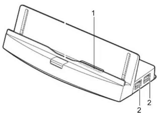 FUJITSU Stylistic Q704 - Composantsdelastation d'accueil - 1