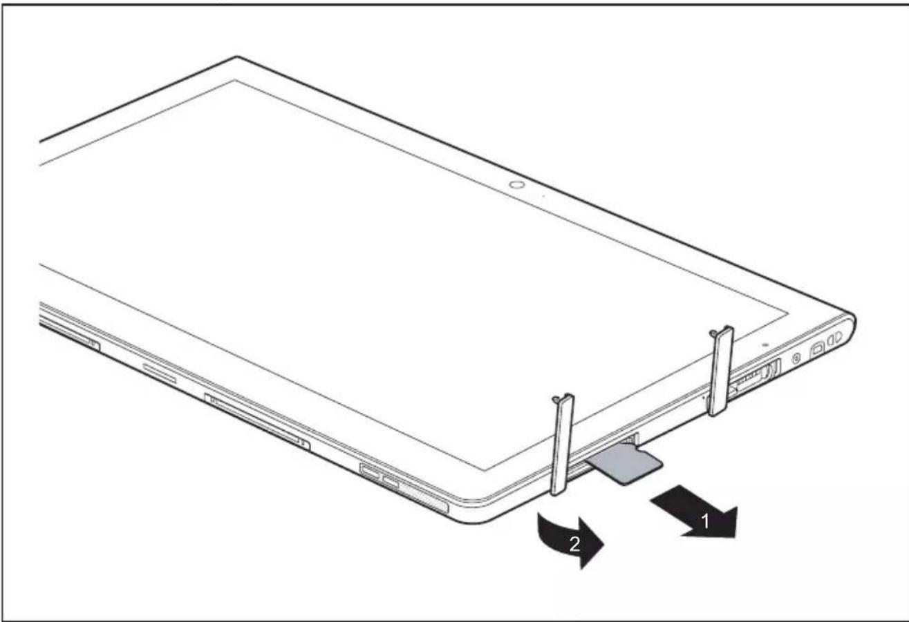 FUJITSU Stylistic Q704 - Retirerunecartemémoire - 2