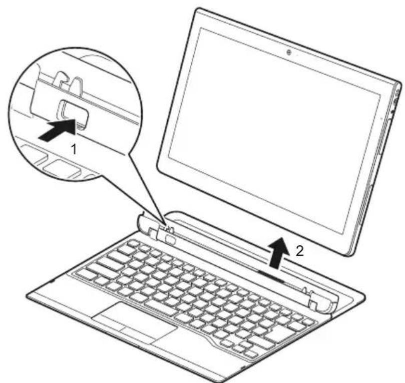 FUJITSU Stylistic Q704 - DébranchementduTabletPCduSliceKeyboard - 1