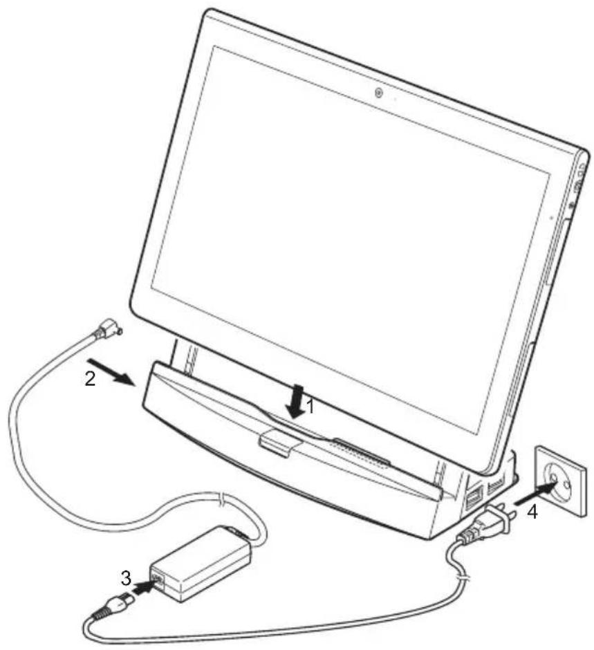 FUJITSU Stylistic Q704 - RaccordementdutetabletPCàlastationd'accueil - 3