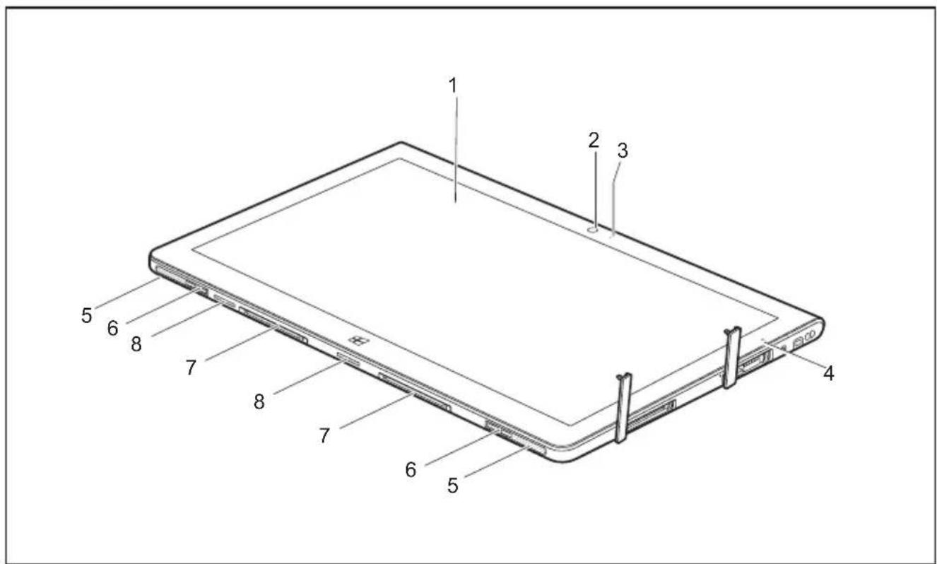 FUJITSU Stylistic Q704 - Faceavant - 1