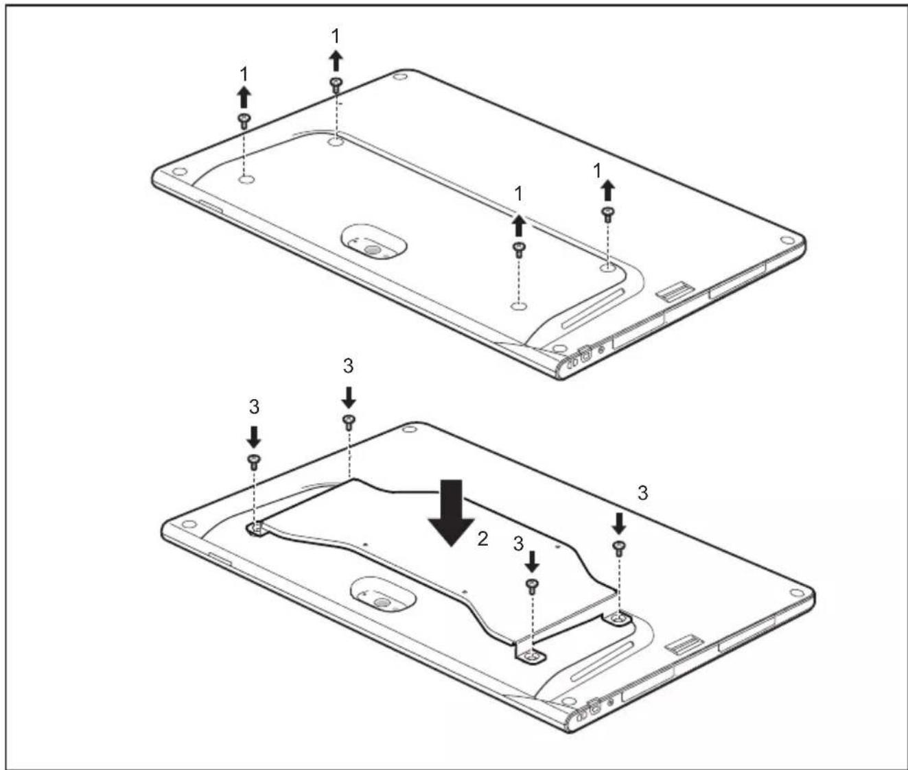 FUJITSU Stylistic Q704 - SupportVESA(enoption) - 2