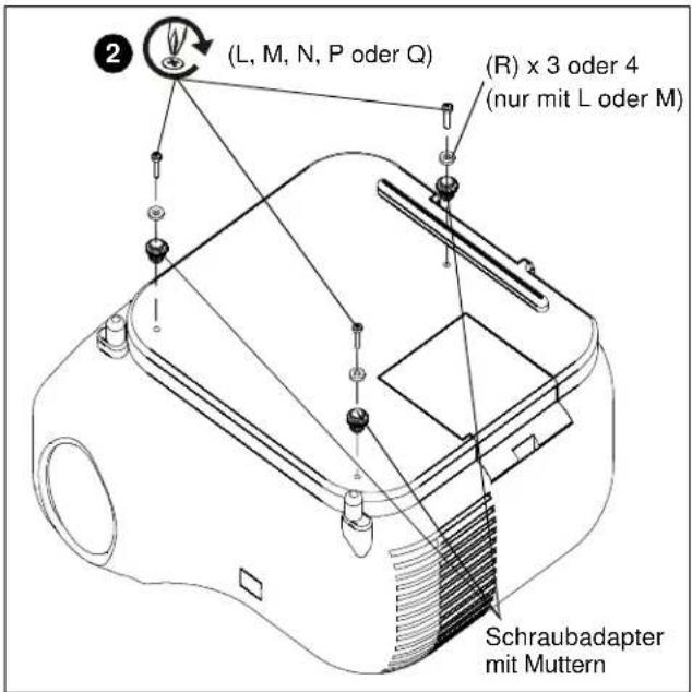 Chief SSMU - Anbringen des Projektors an die SSBU/SSMU - 2