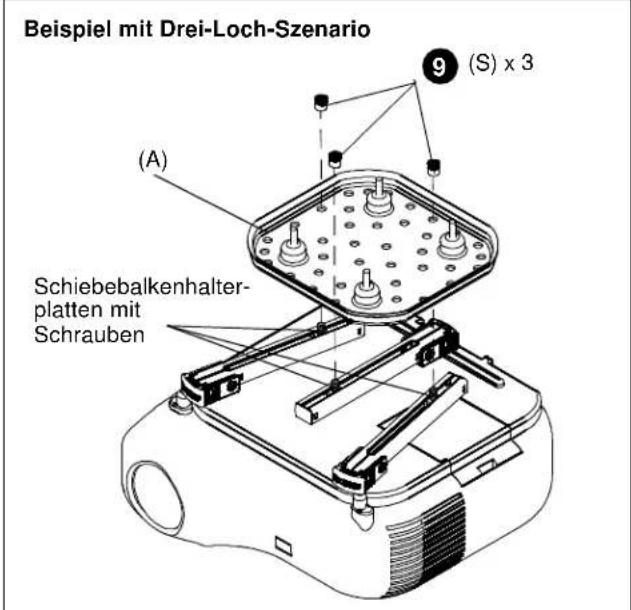 Chief SSMUS - Anbringen des Projektors an die SSBU/SSMU - 7