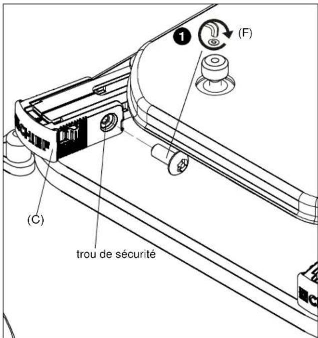 Chief SSMUW - Installation des vis de sécurité (en option) - 1