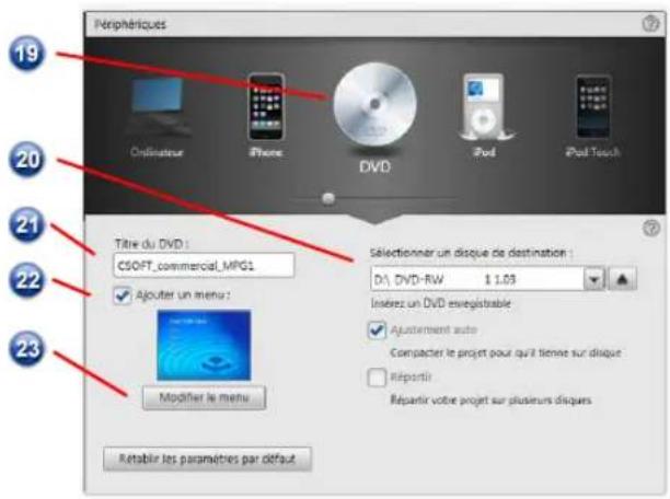 Roxio Easy VHS to DVD 3 Plus - Transférer plusieurs clips video sur un DVD et créé un menu - 6