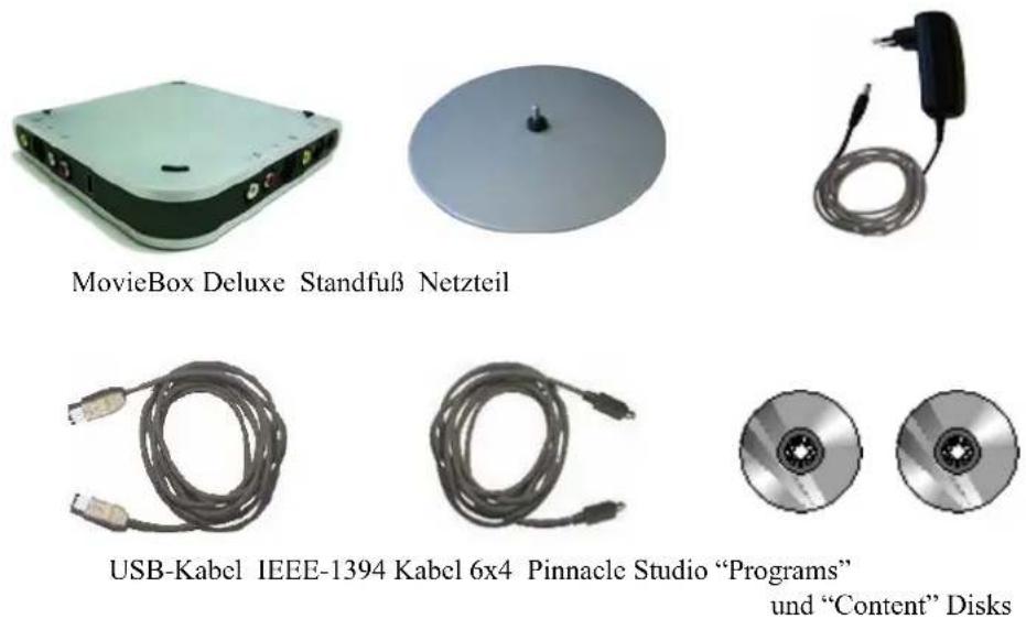 PINNACLE Studio Moviebox Deluxe 9 - LIEFERUMFANG - 1